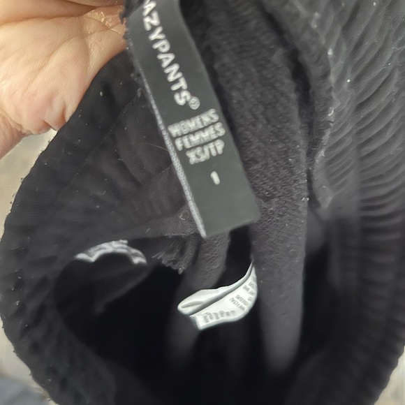 Lazy Pants Black with stripe size small - Picture 2 of 2